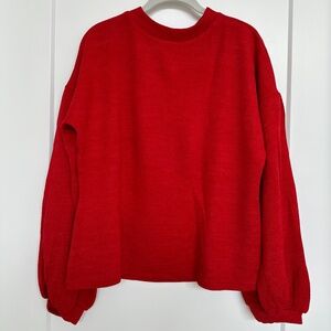 PRETTYGARDEN Crewneck Ribbed Long Sleeve Top Knit Pullover Sweater